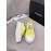 Chanel Casual Thick Soled Canvas Shoes For Women Yellow