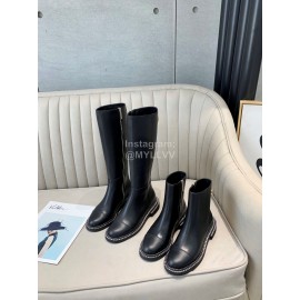 Chanel Black Cowhide Zipper Short Boots For Women