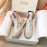Chloe Thick Soled Color Matching High Top Casual Board Shoes For Women Gray
