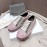 Chloe Fashion Thick Soled Color Matching Casual Shoes For Women Pink 