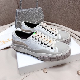 Chloe Fashion Thick Soled Color Matching Casual Shoes For Women White