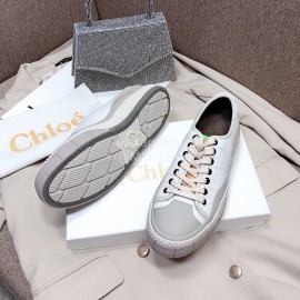Chloe Fashion Thick Soled Color Matching Casual Shoes For Women White