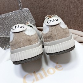 Chloe Fashion Thick Soled Color Matching Casual Shoes For Women White