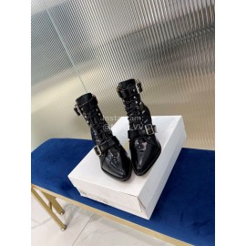 Chloe Fashion Calf High Heeled Boots For Women Black