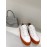 Chloe New Calf Leather Thick Sole Casual Shoes For Women Orange