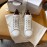 Chloe Fashion Calf Leather Thick Sole Casual Shoes For Women White