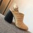 Chloe New Apricot Leather High Heels For Women
