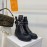 Chloe Autumn Winter New Calf Leather Locomotive Boots For Women