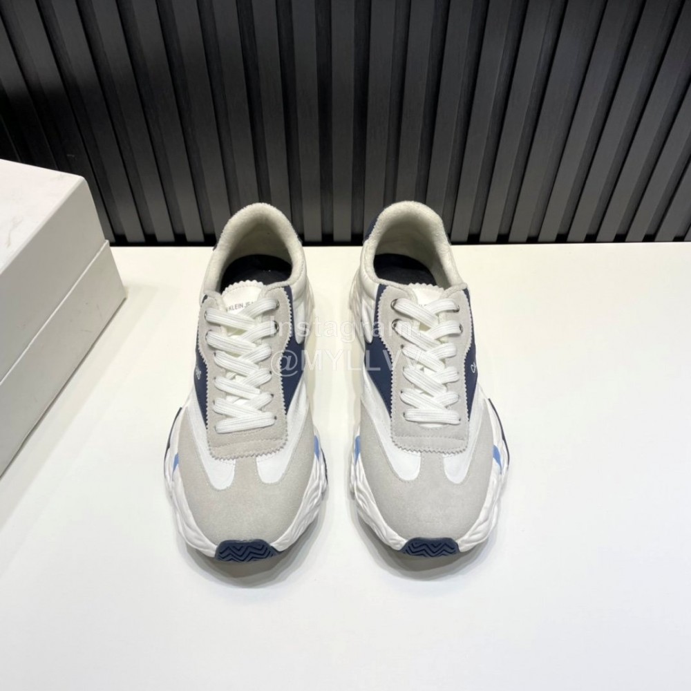 Calvin Klein Light Nylon Sneakers For Men And Women Gray