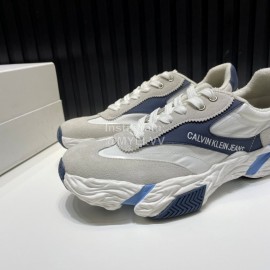 Calvin Klein Light Nylon Sneakers For Men And Women Gray