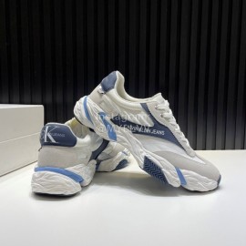 Calvin Klein Light Nylon Sneakers For Men And Women Gray