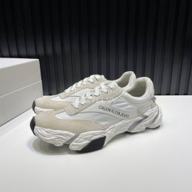 Calvin Klein Light Nylon Sneakers For Men And Women Beige