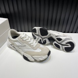 Calvin Klein Light Nylon Sneakers For Men And Women Beige