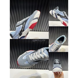 Calvin Klein Light Nylon Sneakers For Men And Women Blue
