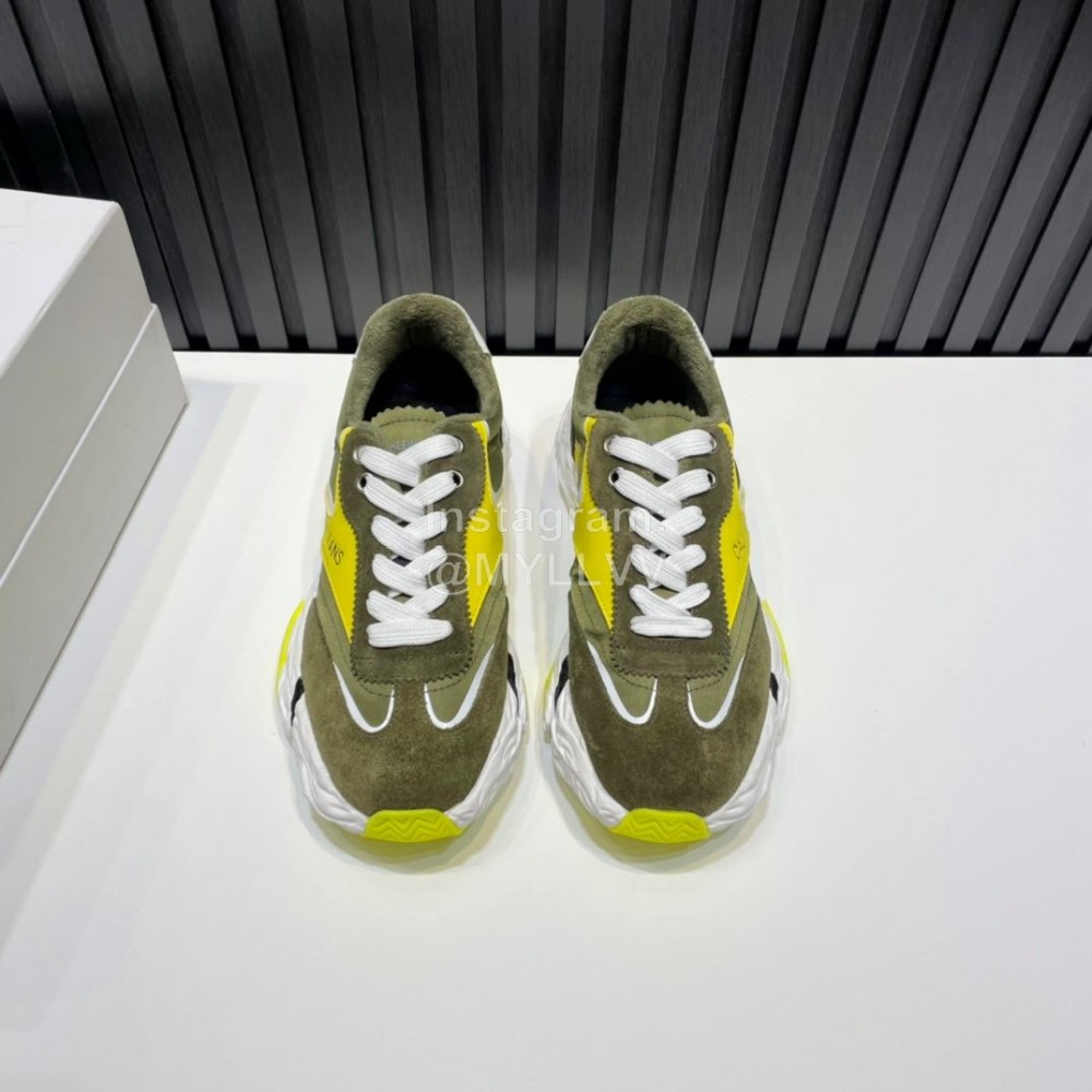 Calvin Klein Light Nylon Sneakers For Men And Women Yellow