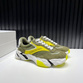 Calvin Klein Light Nylon Sneakers For Men And Women Yellow