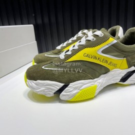 Calvin Klein Light Nylon Sneakers For Men And Women Yellow