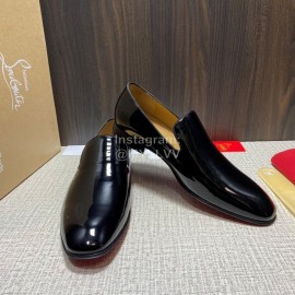 Cl Spring Fashion Patent Leather Casual Shoes For Men