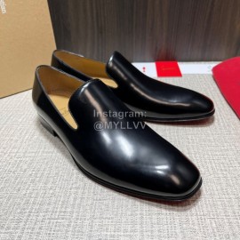 Cl Spring Fashion Leather Casual Shoes For Men Black