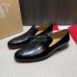 Cl Spring Fashion Leather Casual Shoes For Men Black