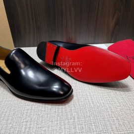 Cl Spring Fashion Leather Casual Shoes For Men Black