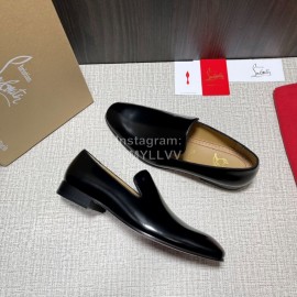 Cl Spring Fashion Leather Casual Shoes For Men Black