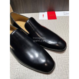 Cl Spring Fashion Leather Casual Shoes For Men Black