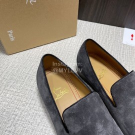 Cl Spring Leather Velvet Casual Shoes For Men Gray