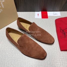 Cl Spring Leather Velvet Casual Shoes For Men Brown