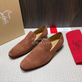 Cl Spring Leather Velvet Casual Shoes For Men Brown