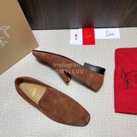 Cl Spring Leather Velvet Casual Shoes For Men Brown