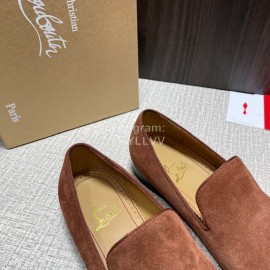 Cl Spring Leather Velvet Casual Shoes For Men Brown