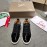 Christain Louboutin Fashion Leather Casual Shoes Black For Men And Women