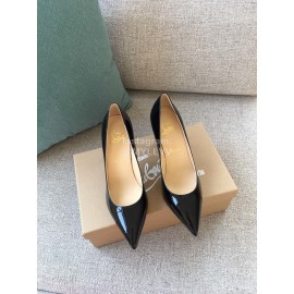 Christain Louboutin Fashion Patent Leather Pointed High Heels For Women Black