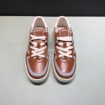 Coach Fashion Leather Suede Sneakers For Men Brown