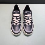 Coach Fashion Leather Suede Sneakers For Men Black