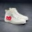 Converse Cdg Play Casual High Sport Canvas Shoes White