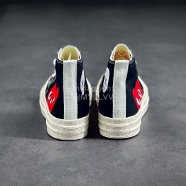 Converse Cdg Play Casual High Sport Canvas Shoes Black