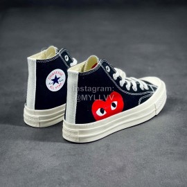 Converse Cdg Play Casual High Sport Canvas Shoes Black