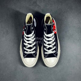 Converse Cdg Play Casual High Sport Canvas Shoes Black