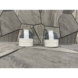 Converse Cdg Comme Des Garons Play Casual Canvas Shoes Gray