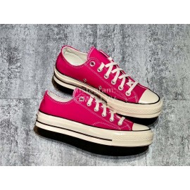 Converse Chuck 1970s Casual Canvas Shoes Rose Red