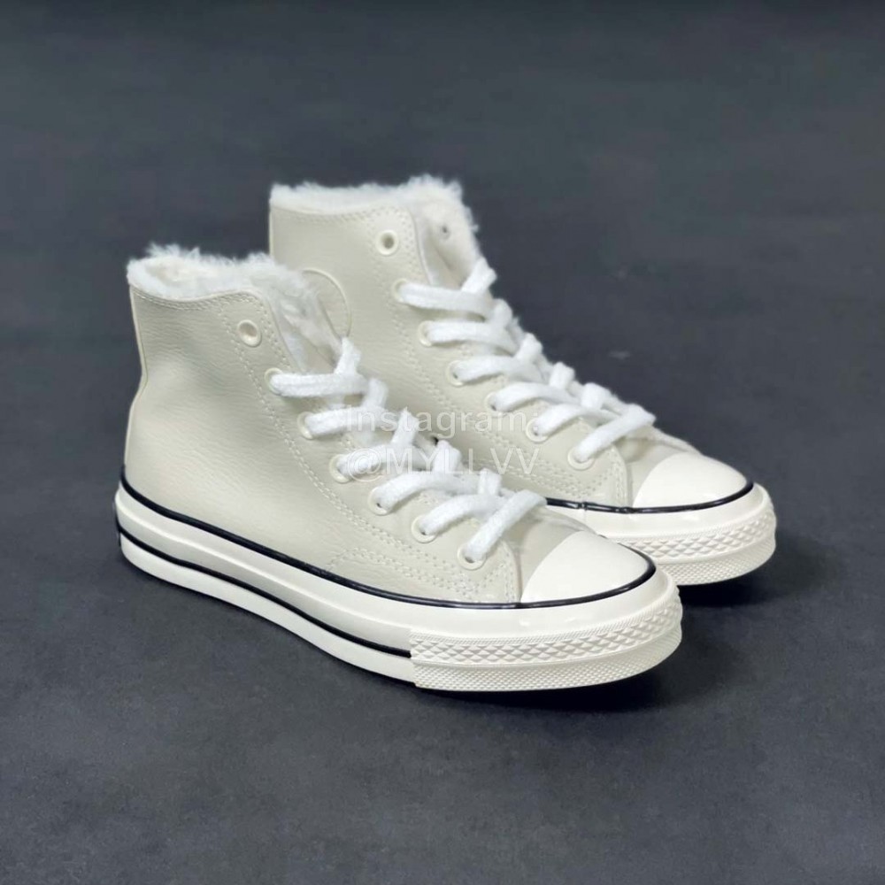 Converse Chuck 70s Wool High Sport Shoes Beige