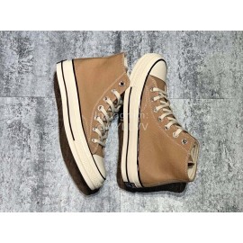 Converse Chuck 1970s Casual High Sport Canvas Shoes Brown