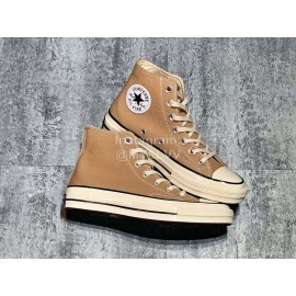 Converse Chuck 1970s Casual High Sport Canvas Shoes Brown