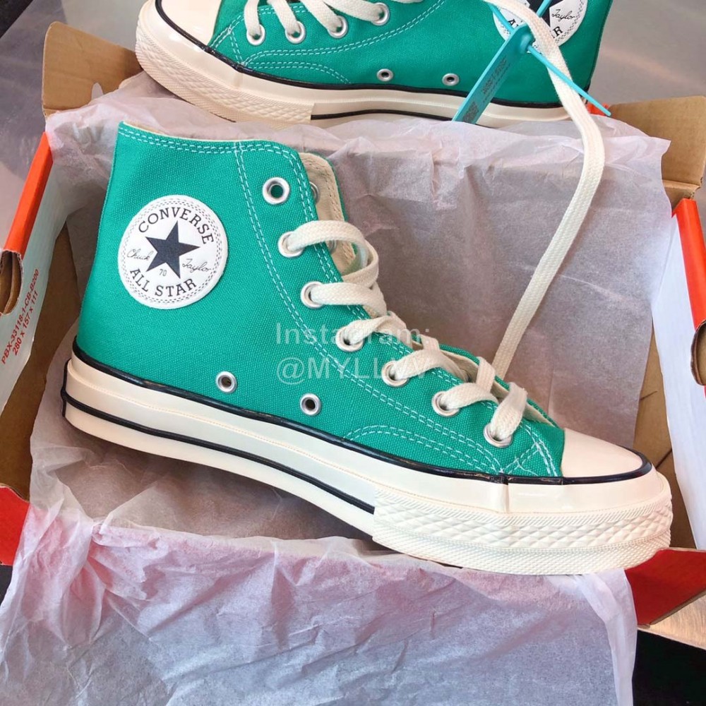 Converse 70s Casual High Top Canvas Shoes Green