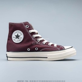 Converse 1970s Casual High Top Canvas Shoes Wine Red