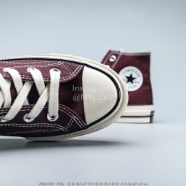 Converse 1970s Casual High Top Canvas Shoes Wine Red