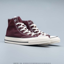 Converse 1970s Casual High Top Canvas Shoes Wine Red
