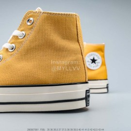 Converse 1970s Casual High Top Canvas Shoes Yellow